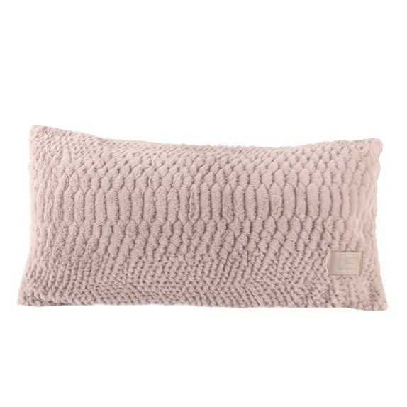 Διακοσμητική Μαξιλαροθήκη με γούνα Crusty Old Pink