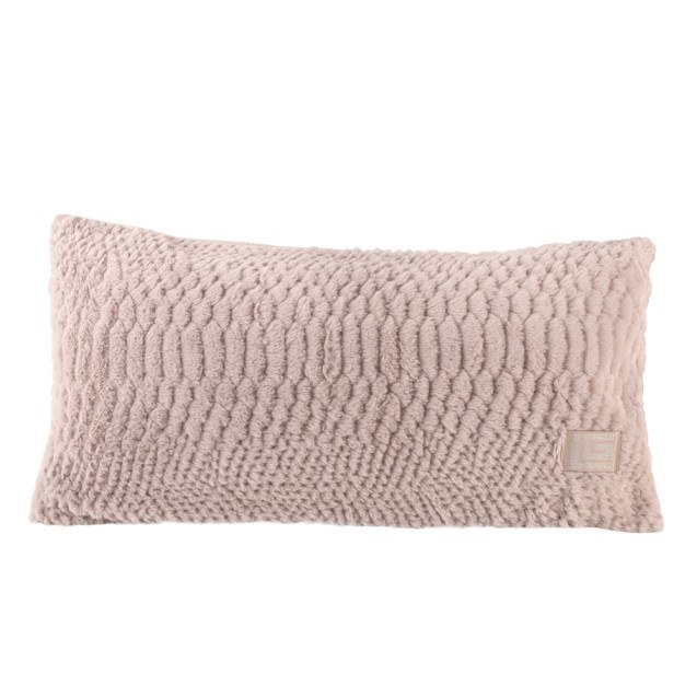 Διακοσμητική Μαξιλαροθήκη με γούνα Crusty Old Pink