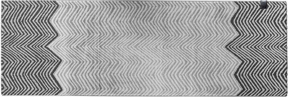 Σετ 3τμχ - Χαλάκια Κρεβατοκάμαρας Zebra Carbon