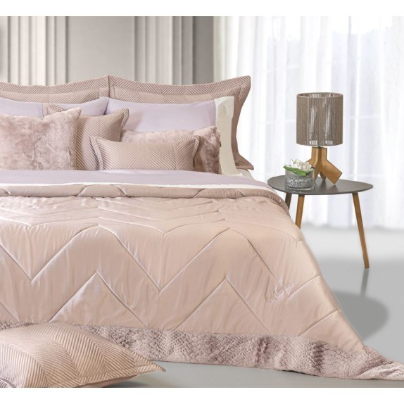 Σετ 3τμχ - Πάπλωμα New Chevron Amethyst 240x250