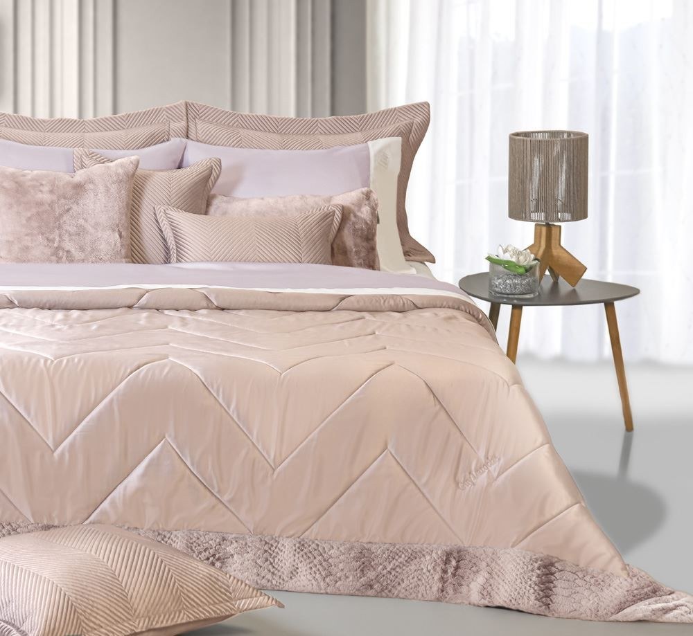 Σετ 3τμχ - Πάπλωμα New Chevron Amethyst 240x250