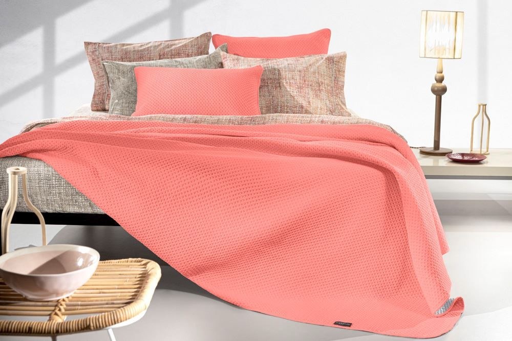 Σετ 2τμχ - Κουβερλί Riva Coral 250x240
