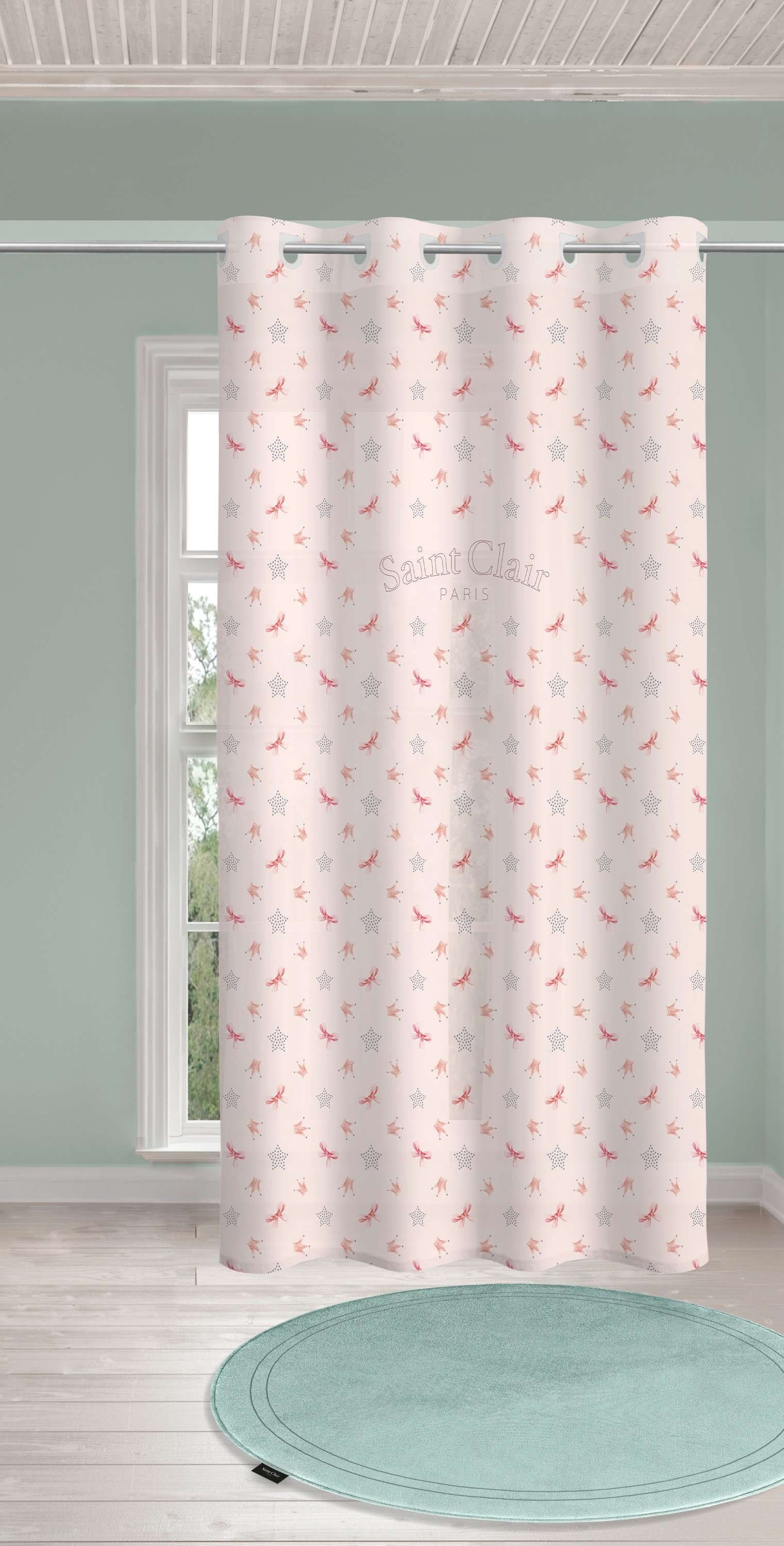 Παιδική & Βρεφική Κουρτίνα Soft-Touch Rosie Pinky V2 160x240