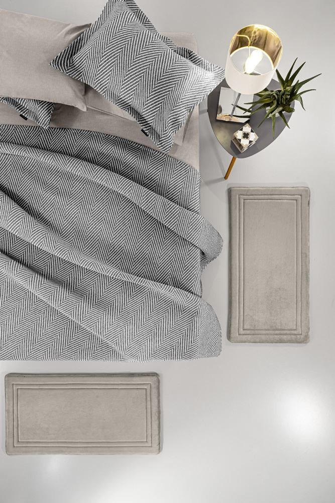 Σετ 2τμχ - Χαλάκια Κρεβατοκάμαρας Softy Mink