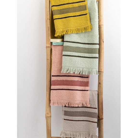 Σετ Πετσέτες 3 Τεμαχίων Palamaiki Nepal Grass