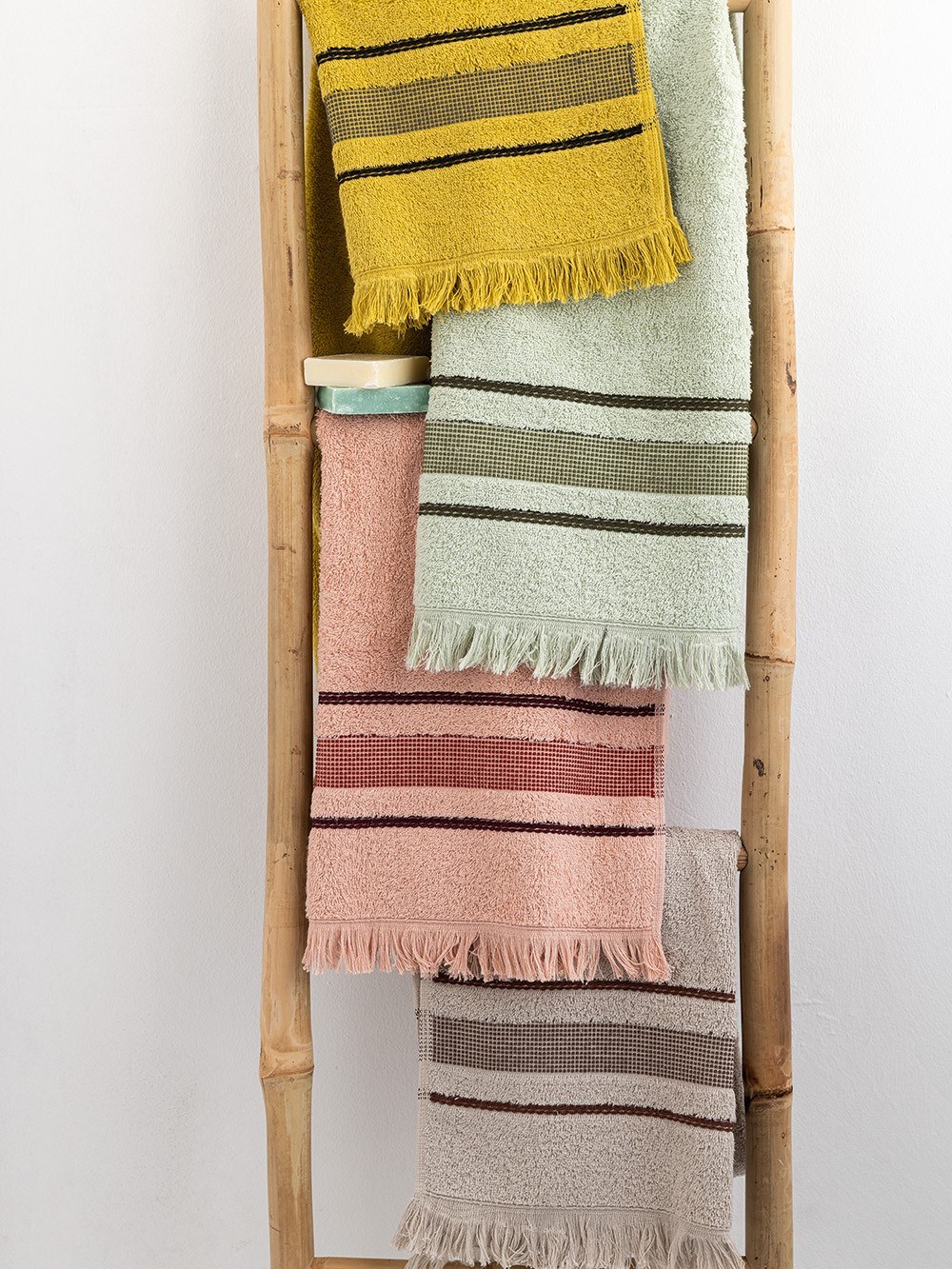 Σετ Πετσέτες 3 Τεμαχίων Palamaiki Nepal Grass