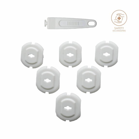 Προστατευτικά Καλύμματα Για Μπρίζες 6Τμχ & Κλειδι Bebe Stars 1Τμχ