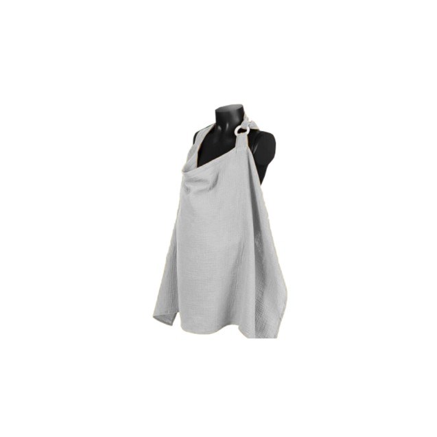 Ποδιά Θηλασμού Bebe Stars Ice Grey