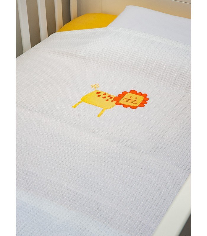 Baby Oliver Des -470 Κουβέρτα Πικέ Κούνιας 100X140