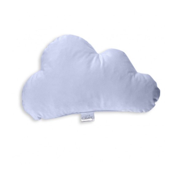 Baby Oliver Μαξιλάρι Διακ/Κο Σύννεφο Βελουτέ Σιέλ 45X26
