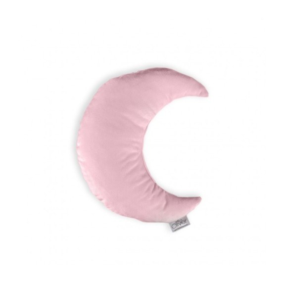 Baby Oliver Μαξιλάρι Διακ/Κο Μιςοφέγγαρο Βελουτέ Ροζ 30X26