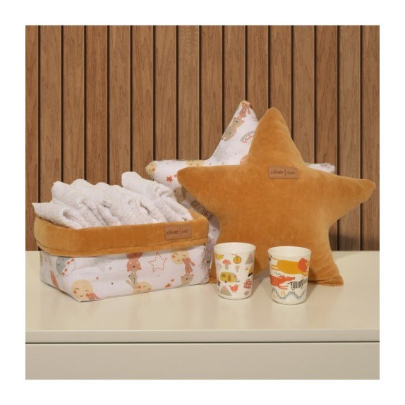 Baby Oliver Καλαθι Καλλυντικων Σχ 410 Καμηλο 25X15X13 Ύψος