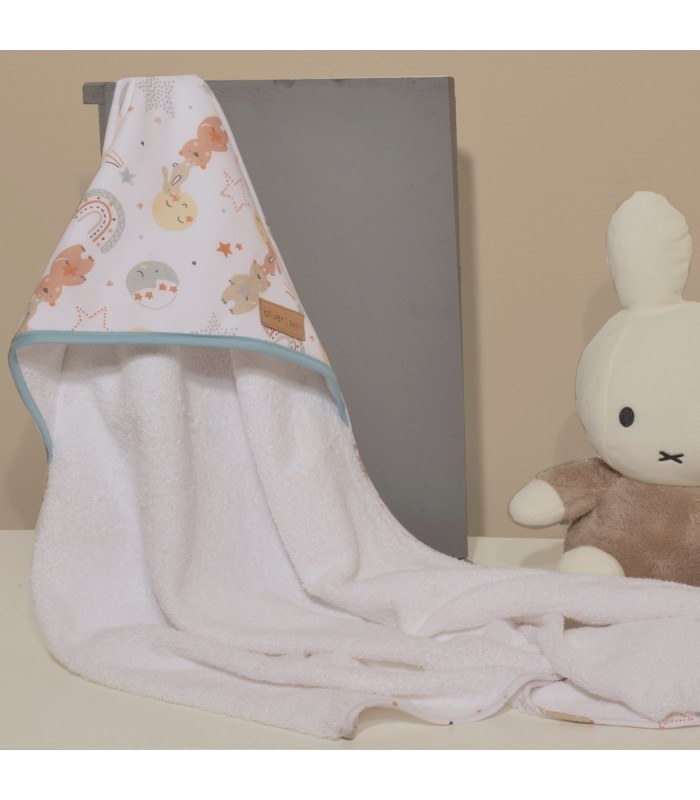 Baby Oliver Mπουρνούζι Κάπα 75X75 Baby Oliver 450 Grs/Sqm