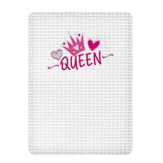 Κουβέρτα Πικε Αγκαλιας 80X110 Adam Home Queen White