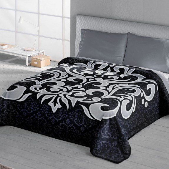 Κουβέρτα Ισπανίας Υπερδιπλη 220Χ240 Belpla Ster 289 Black