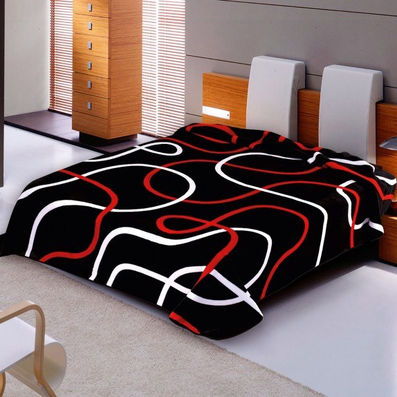 Κουβέρτα Ισπανίας Υπερδιπλη 220Χ240 Belpla Ster 241 Black