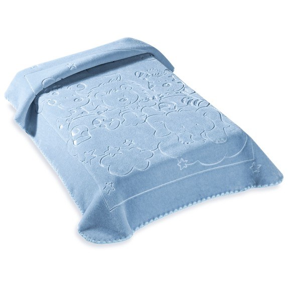 Κουβέρτα Ισπανίας Αγκαλιας 80X110 Belpla Ster 520 Blue