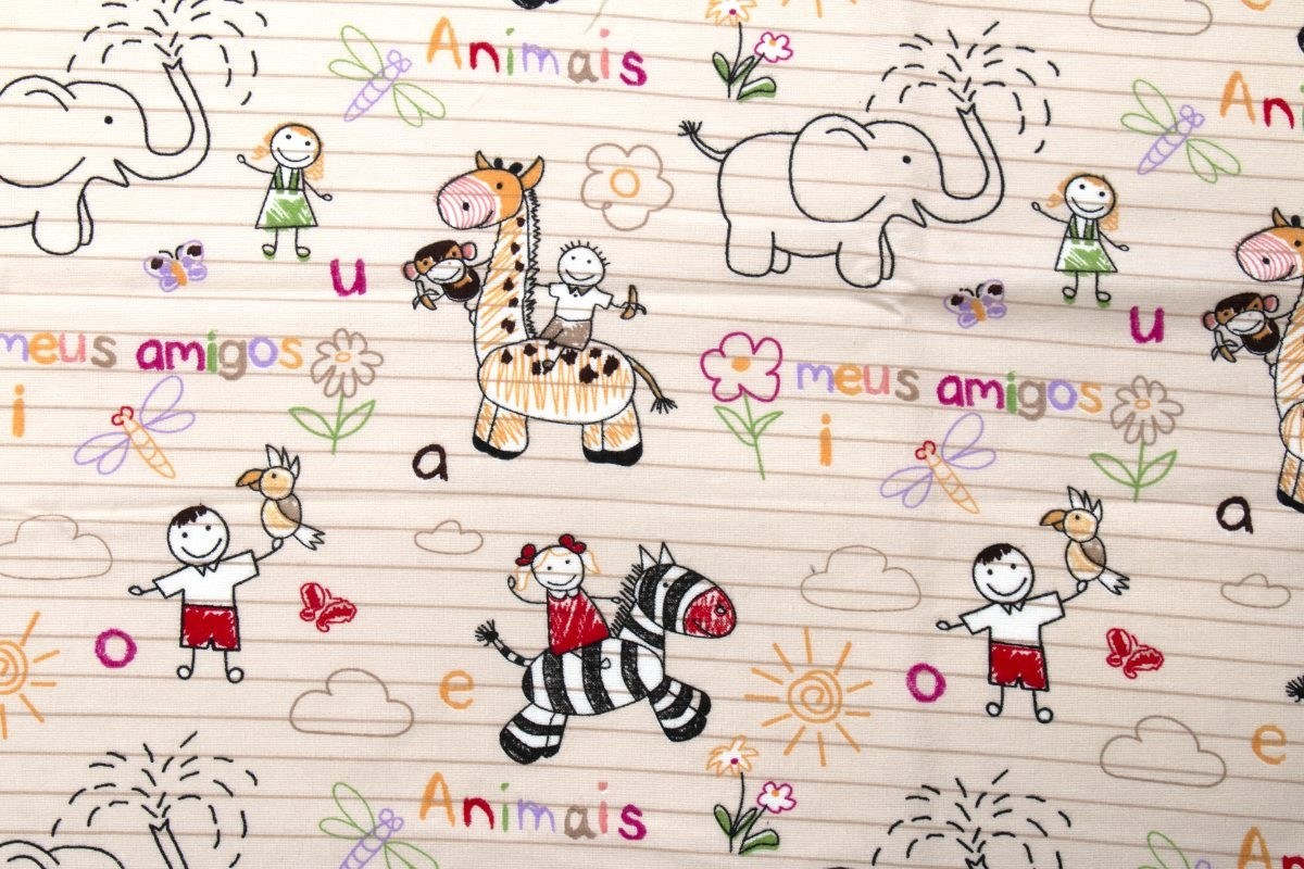 Dimcol Πάνα Φανελένια Dimcol Africa 145 80X80 Beige