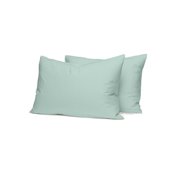Μαξιλαροθήκες Sunshine Home Cotton Feelings 105 Aqua 50x70