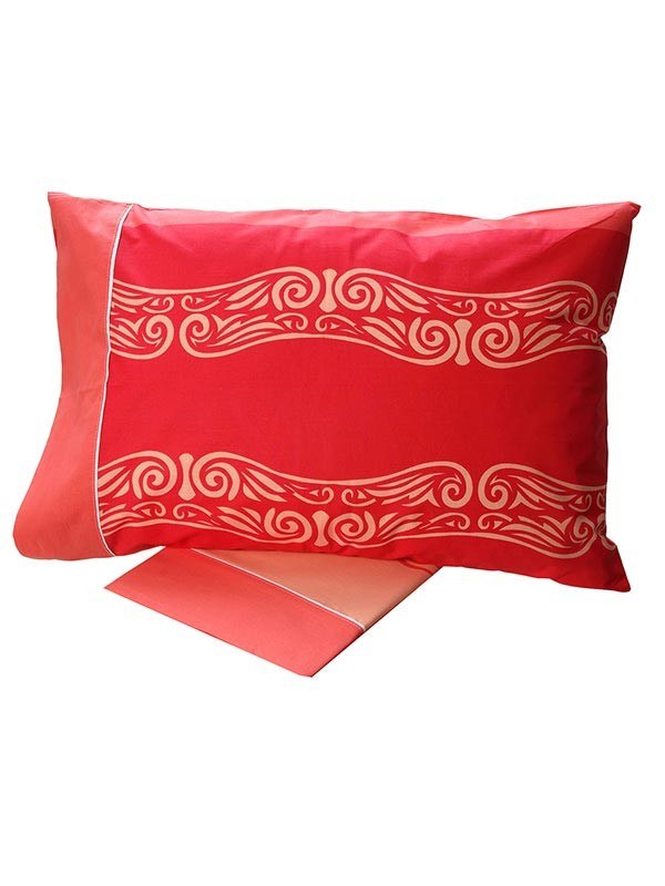 Σετ Σεντόνια Sunshine Home Cotton Feelings εμπριμέ 2017 Red 160x260