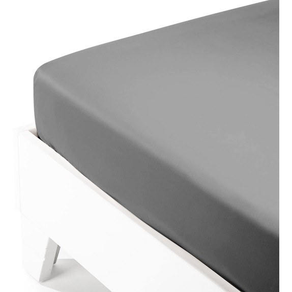 Κατωσέντονο Υπέρδιπλο Sunshine Home Satin με λάστιχο dark...