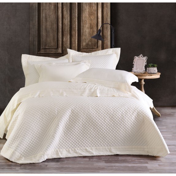 KLELIA - ΣΕΤ ΚΟΥΒΕΡΛΙ ΕΚΡΟΥ ΣΕΤ 3 ΤΕΜΑΧΙΑ (1 235X250 - 2...