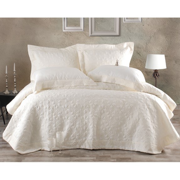 TABITHA - ΣΕΤ ΚΟΥΒΕΡΛΙ ΕΚΡΟΥ ΣΕΤ 3 ΤΕΜΑΧΙΑ (1 235X250 - 2...