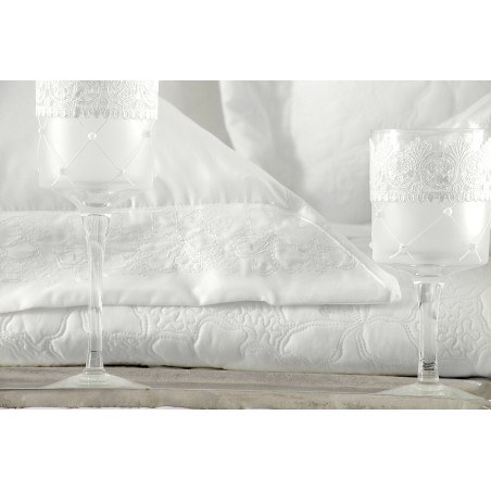 TABITHA - ΣΕΤ ΚΟΥΒΕΡΛΙ ΕΚΡΟΥ ΣΕΤ 3 ΤΕΜΑΧΙΑ (1 235X250 - 2 50X70)