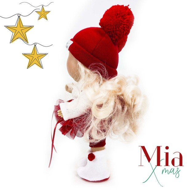Κούκλα Mia Christmas Collection Ξανθιά Nines...