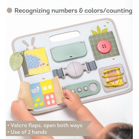 Εκπαιδευτικό Παιχνίδι Taf Toys Υφασμάτινος Πίνακας T-13295