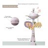 Μουσικό Περιστρεφόμενο Κρεμαστό Taf Toys Για Κούνιες Savannah T-13285