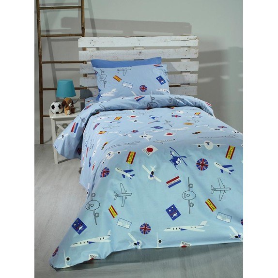 Σετ Σεντόνια Sunshine Home Cotton Feelings 08 Μονό 165x270