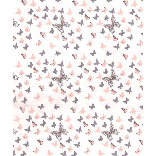 Σεντόνι Λίκνου Dimcol Butterfly 61 80Χ110 Coral