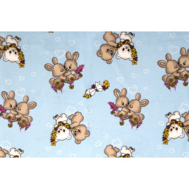 Σεντόνι Λίκνου Φανελένιο Dimcol Little Brothers...