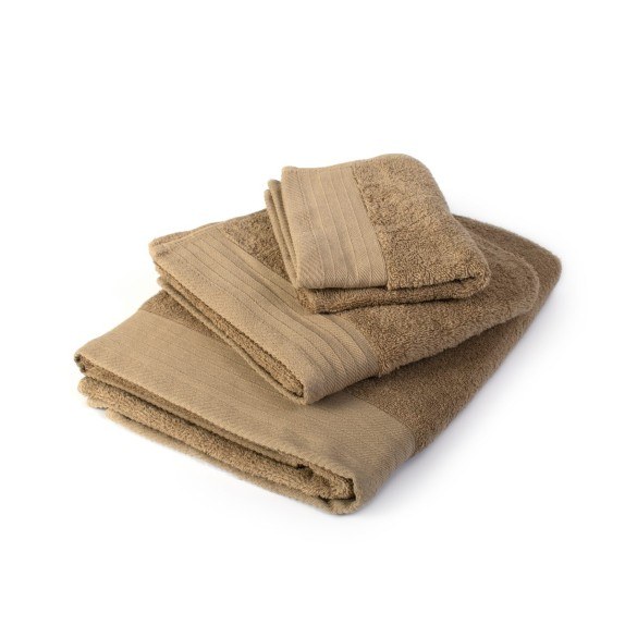 Σετ Πετσέτες 3 Τεμαχίων Dimcol Πενιε 500 Gsm Μπεζ