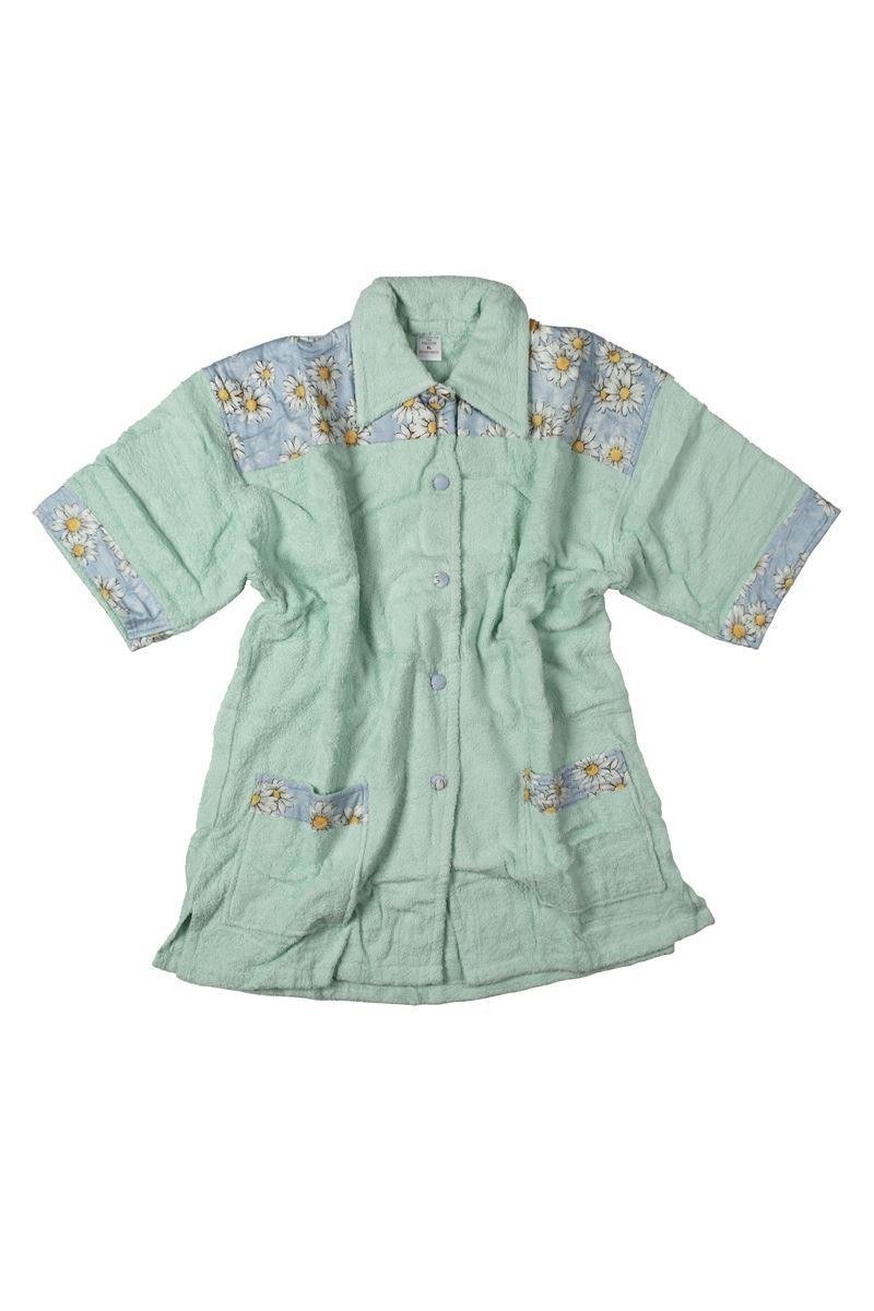 Μπουρνούζι Dimcol Mini Γυναικείο Με Γιακά Mint L