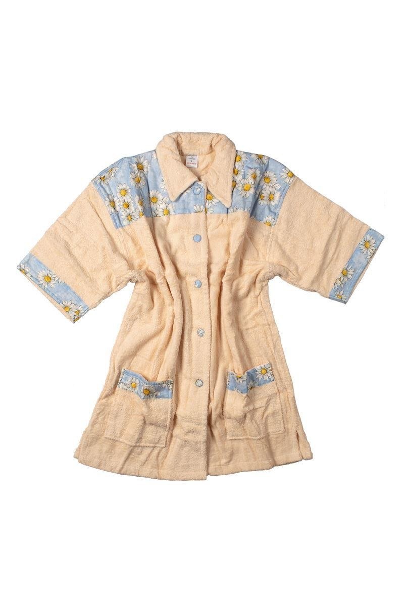 Μπουρνούζι Dimcol Mini Γυναικείο Με Γιακά Salmon Xl