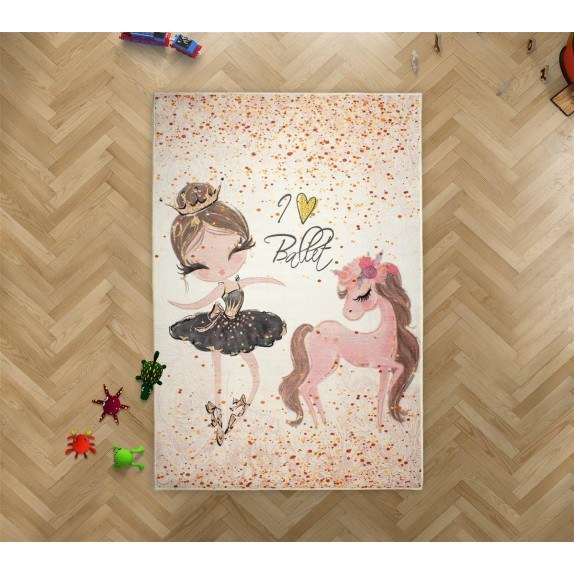 Παιδικό Χαλί Dimcol Ballerina 281 135X200