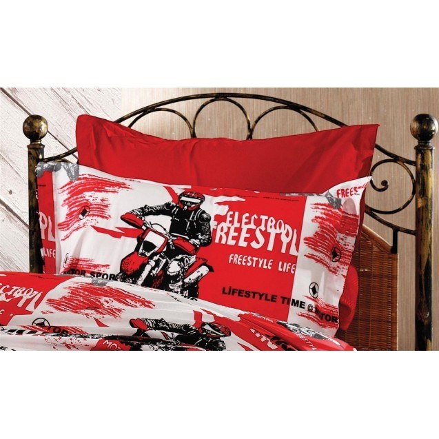 Παιδική Μαξιλαροθήκη Dimcol Motocross 288 50X70...