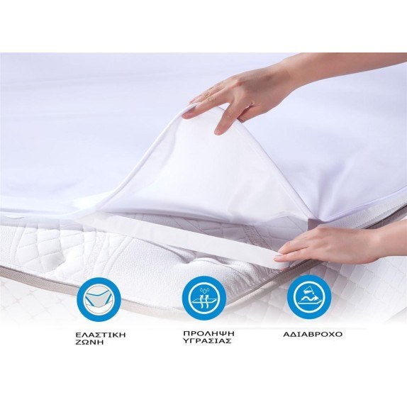 Αδιαβροχο Προστατευτικο Στρωματος Με Λάστιχο Dimcol...