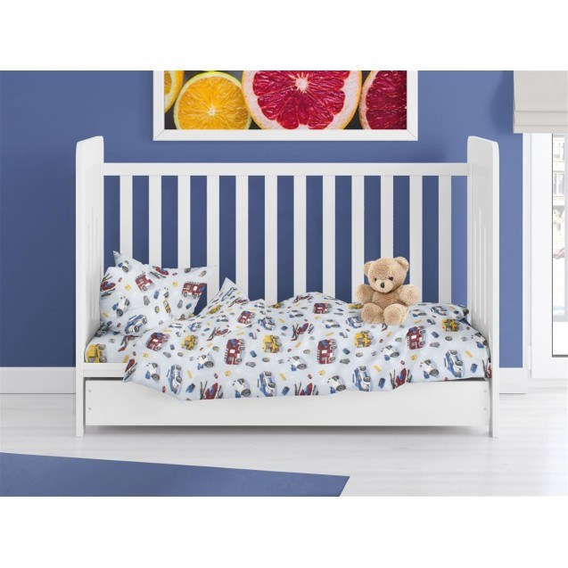 Παπλωματοθήκη Φανελένια Κούνιας Dimcol Toys 46...