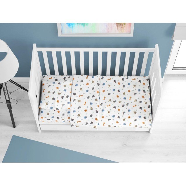 Σετ Σεντόνια Κούνιας Φανελένια 3 Τεμαχίων...