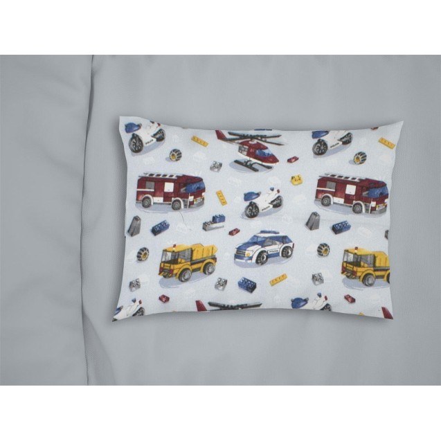 Βρεφική Μαξιλαροθήκη Φανελένια Dimcol Toys 46...