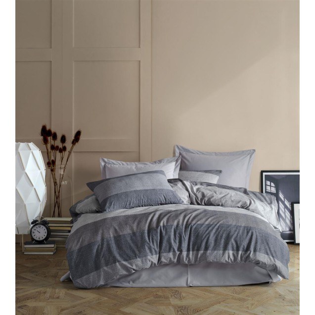 Πάπλωμα Υπέρδιπλο Dimcol Νεφέλη 342 220X240 Grey