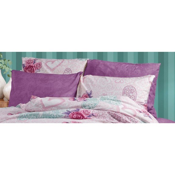 Μαξιλαροθηκη Dimcol Χλόη 457 50X70 Pink