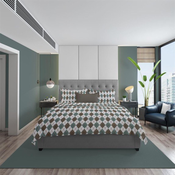 Σετ Σεντόνια Φανελένια Μονά 3 Τεμαχίων Dimcol Diamond 329...