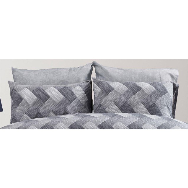 Μαξιλαροθηκη Dimcol Αλκμήνη 452 50X70 Grey