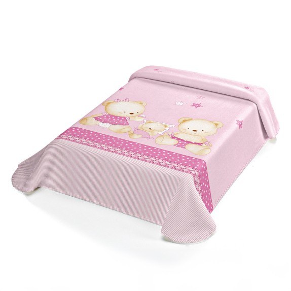 Κουβέρτα Ισπανίας Αγκαλιας 80X110 Belpla Ster 663 Pink