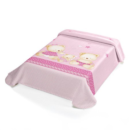 Κουβέρτα Ισπανίας Αγκαλιας 80X110 Belpla Ster 663 Pink