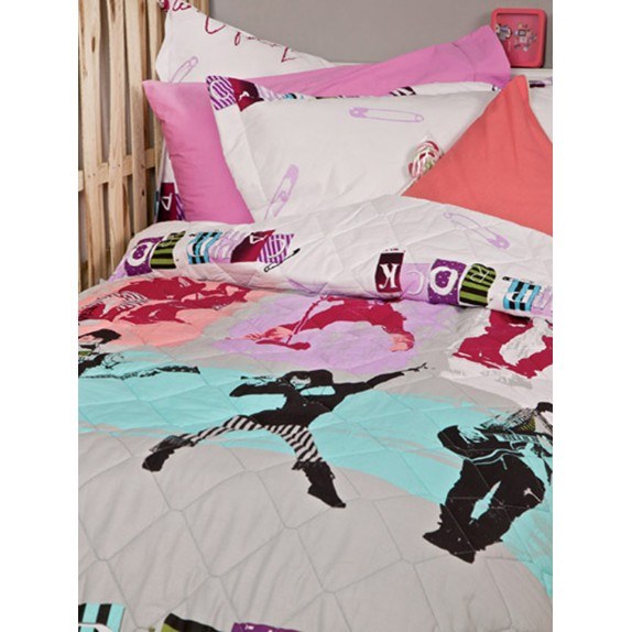 Σετ Κουβερλί Μονό Disney 170X250 Camp Rock